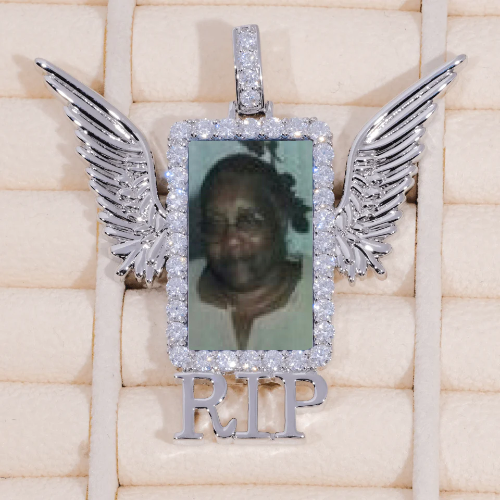 RIP WING 3D CUSTOM PICTURE PENDANT