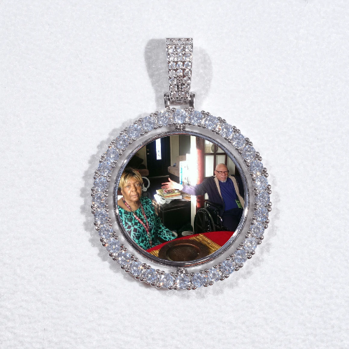 3D Spinning 2-Faced Custom Picture Pendant