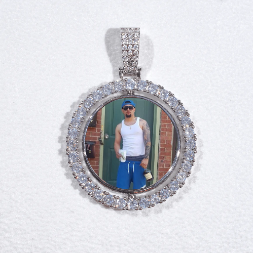 3D Spinning 2-Faced Custom Picture Pendant