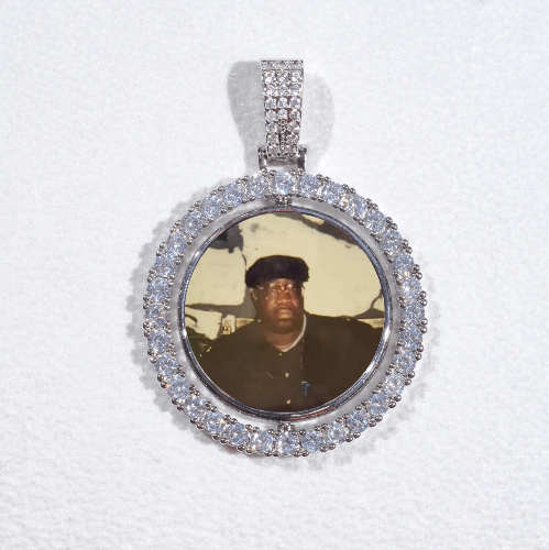 3D Spinning 2-Faced Custom Picture Pendant