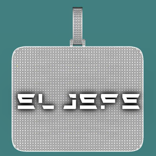 CUSTOM LETTER NECKLACE 3D BIG SQUARE