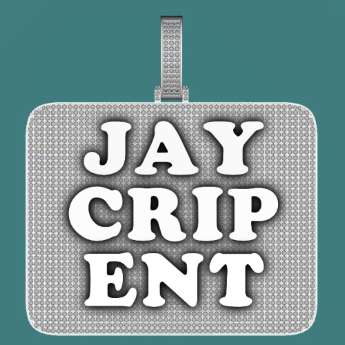 CUSTOM LETTER NECKLACE 3D BIG SQUARE