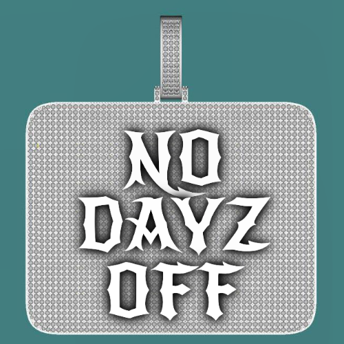 CUSTOM LETTER NECKLACE 3D BIG SQUARE
