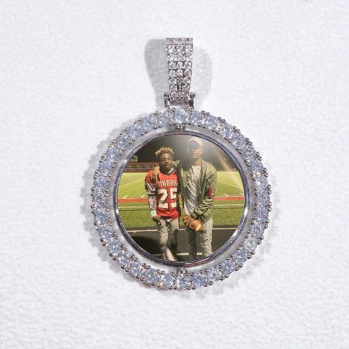 3D Spinning 2-Faced Custom Picture Pendant