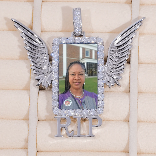 RIP WING 3D CUSTOM PICTURE PENDANT