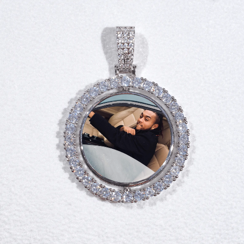 3D Spinning 2-Faced Custom Picture Pendant