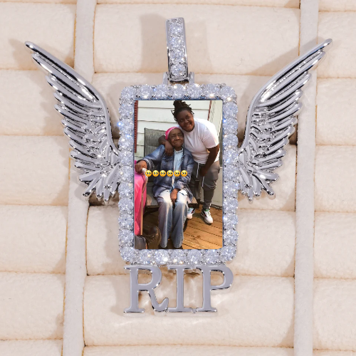 RIP WING 3D CUSTOM PICTURE PENDANT