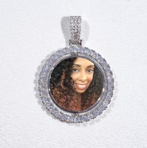 3D Spinning 2-Faced Custom Picture Pendant