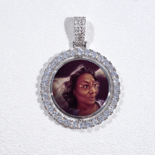 3D Spinning 2-Faced Custom Picture Pendant