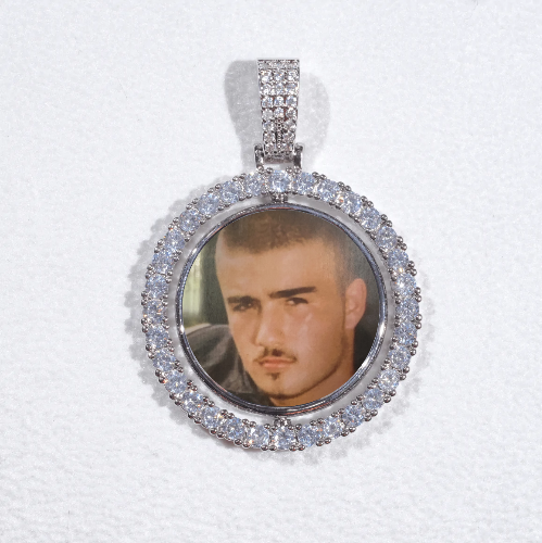 3D Spinning 2-Faced Custom Picture Pendant