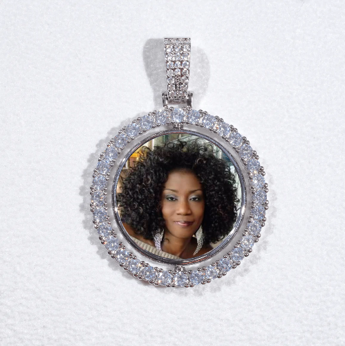 3D Spinning 2-Faced Custom Picture Pendant