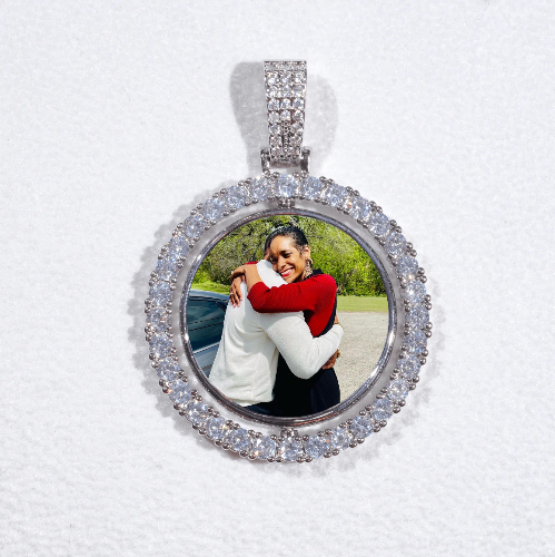 3D Spinning 2-Faced Custom Picture Pendant