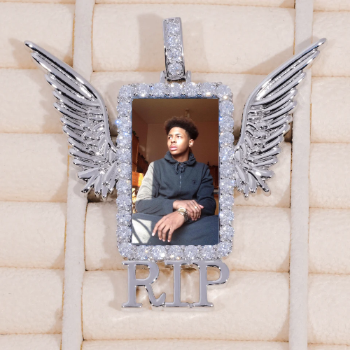 RIP WING 3D CUSTOM PICTURE PENDANT
