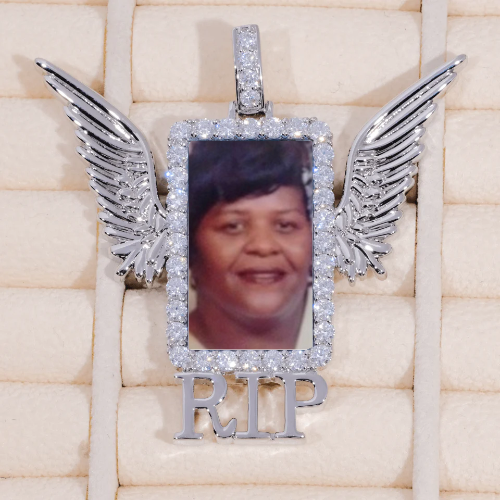 RIP WING 3D CUSTOM PICTURE PENDANT