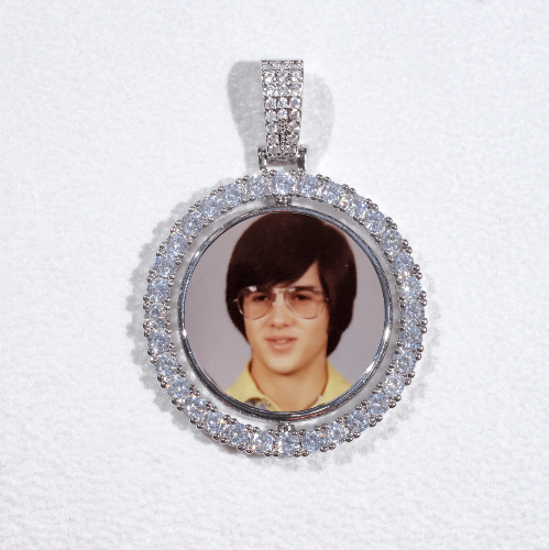 3D Spinning 2-Faced Custom Picture Pendant
