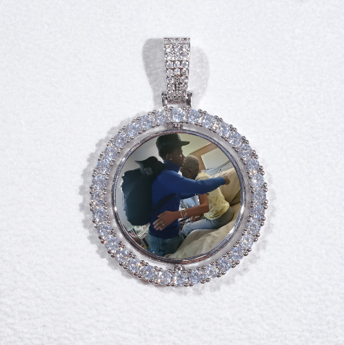 3D Spinning 2-Faced Custom Picture Pendant