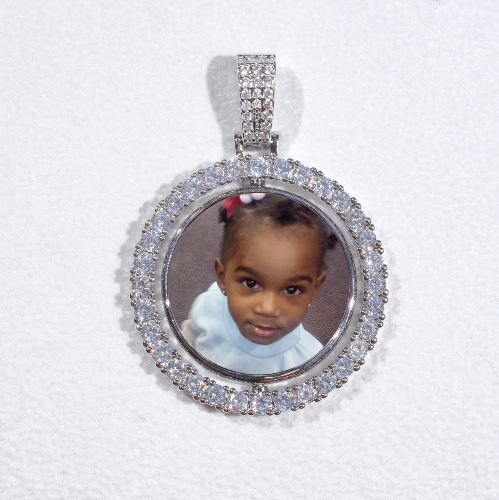 3D Spinning 2-Faced Custom Picture Pendant