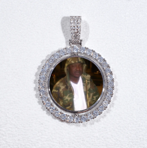 3D Spinning 2-Faced Custom Picture Pendant