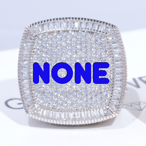 CUSTOM LETTER 3D ICED RING
