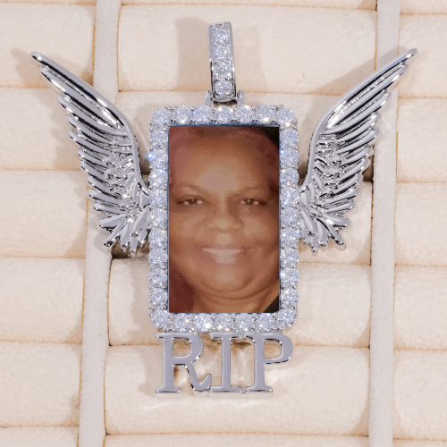 RIP WING 3D CUSTOM PICTURE PENDANT