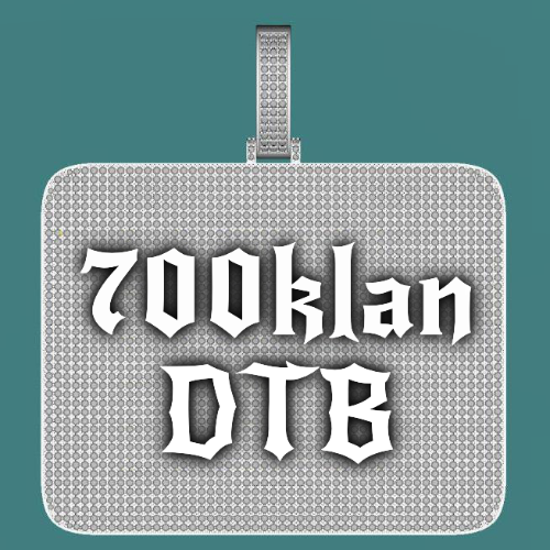 CUSTOM LETTER NECKLACE 3D BIG SQUARE