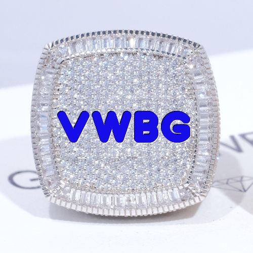 CUSTOM LETTER 3D ICED RING