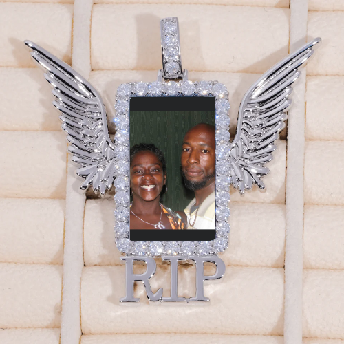 RIP WING 3D CUSTOM PICTURE PENDANT