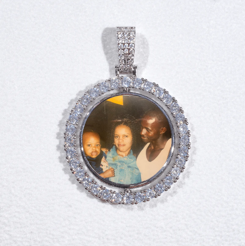 3D Spinning 2-Faced Custom Picture Pendant