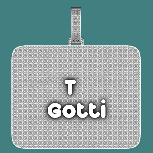 CUSTOM LETTER NECKLACE 3D BIG SQUARE