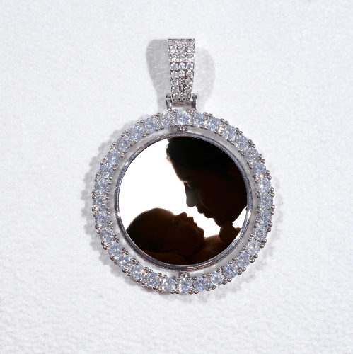 3D Spinning 2-Faced Custom Picture Pendant