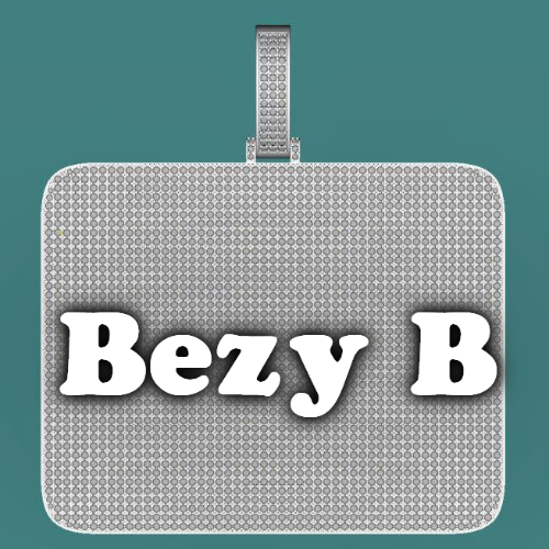 CUSTOM LETTER NECKLACE 3D BIG SQUARE