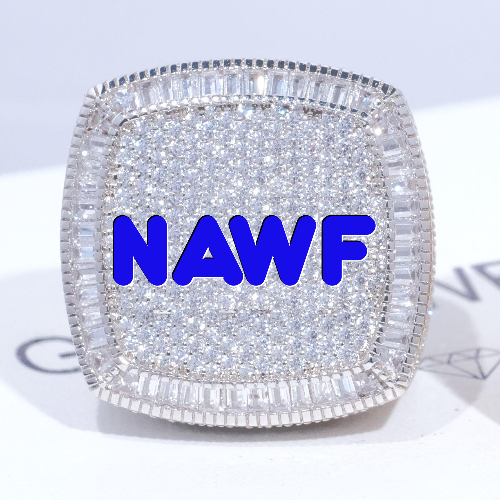 CUSTOM LETTER 3D ICED RING