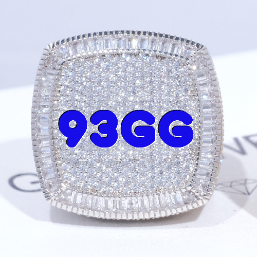 CUSTOM LETTER 3D ICED RING