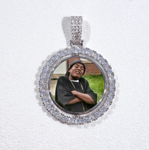 3D Spinning 2-Faced Custom Picture Pendant