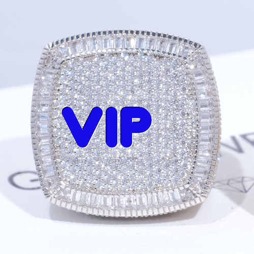 CUSTOM LETTER 3D ICED RING