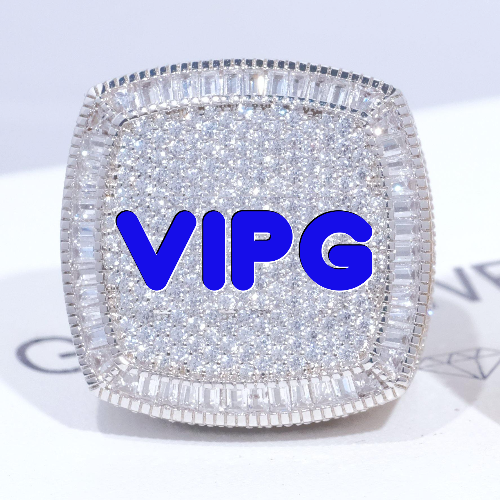 CUSTOM LETTER 3D ICED RING
