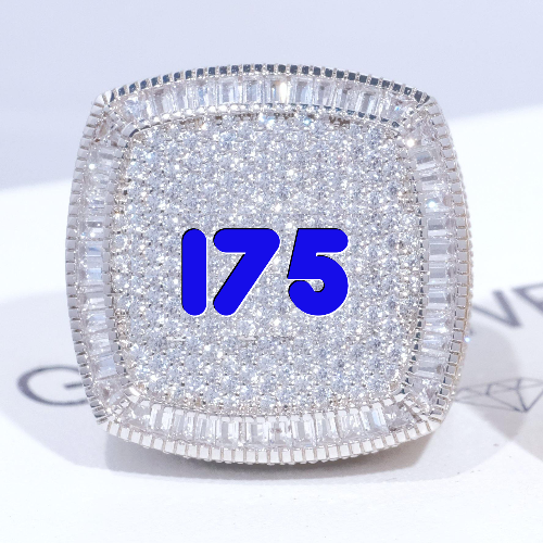 CUSTOM LETTER 3D ICED RING