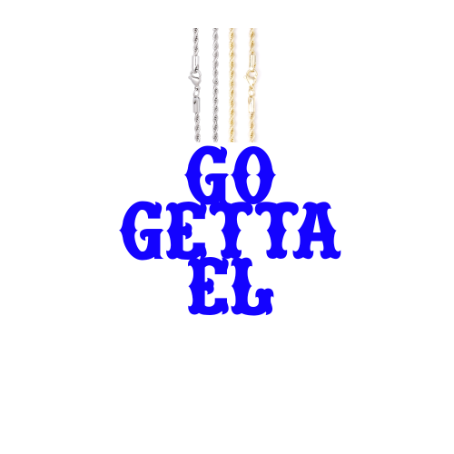 Custom Letters Freibeuter Font Necklace