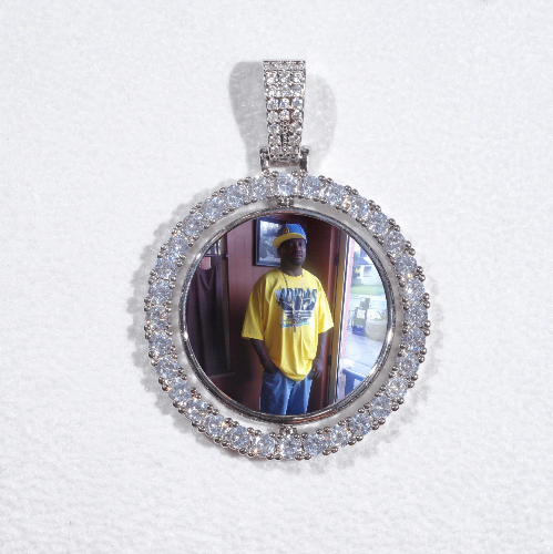 3D Spinning 2-Faced Custom Picture Pendant
