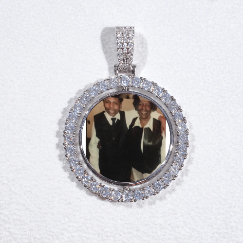 3D Spinning 2-Faced Custom Picture Pendant