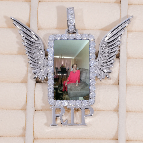 RIP WING 3D CUSTOM PICTURE PENDANT