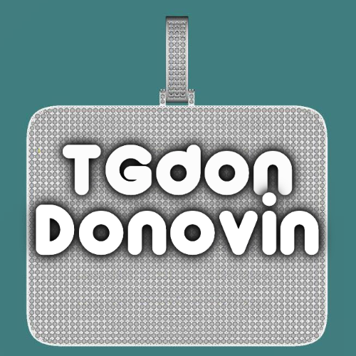 CUSTOM LETTER NECKLACE 3D BIG SQUARE