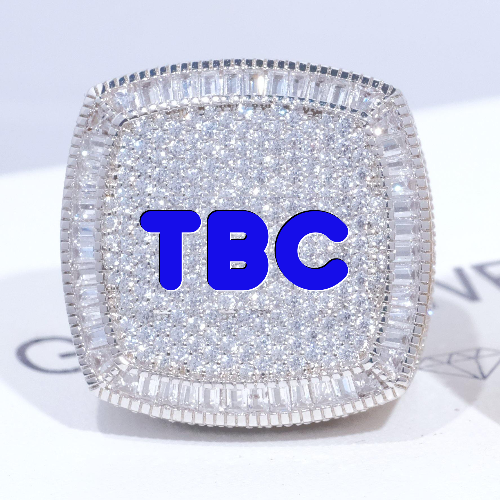 CUSTOM LETTER 3D ICED RING