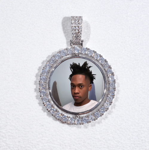 3D Spinning 2-Faced Custom Picture Pendant