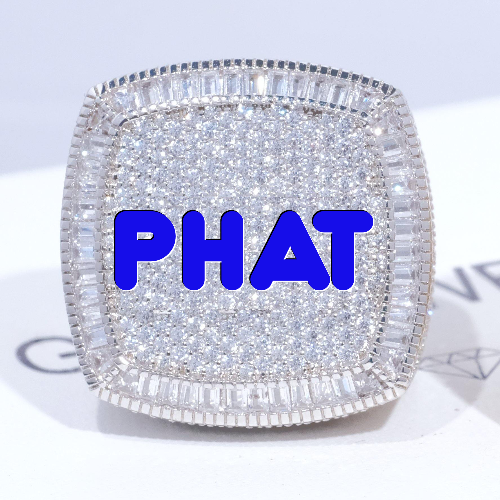 CUSTOM LETTER 3D ICED RING
