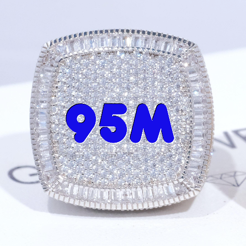 CUSTOM LETTER 3D ICED RING