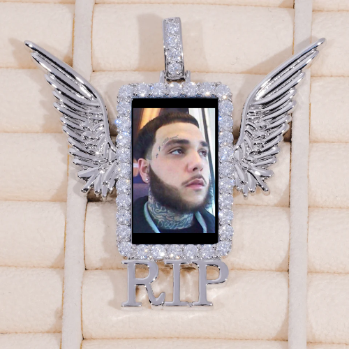 RIP WING 3D CUSTOM PICTURE PENDANT