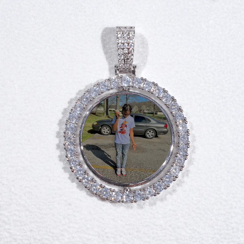 3D Spinning 2-Faced Custom Picture Pendant