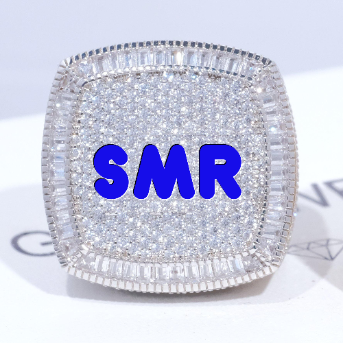 CUSTOM LETTER 3D ICED RING
