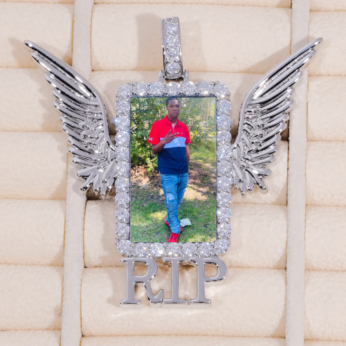 RIP WING 3D CUSTOM PICTURE PENDANT